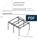 Memorial de Cálculo para Estrutura de Aço