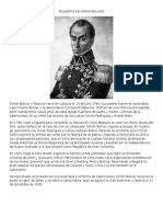 Biografia de Simon Bolivar