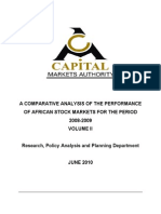 A Comparative Analysis of Theperformance o FAfrican Capital Market Volume 2 2010