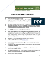 Training Pathways FAQ's 2012 _0