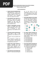 Lista I - Eletricidade Básica