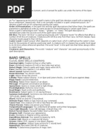 Pathfinder Cleric Spells (LVL 1-4) | PDF | Magic (Paranormal)