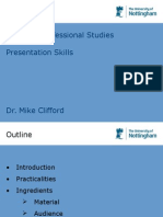 MM1PRO Professional Studies Presentation Skills