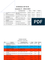 Jadwal IUP Sem. 2,4&6 2015