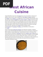 West African Cuisine