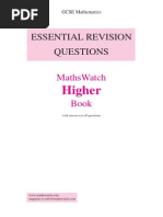 MathsWatch Essential Questions SAMPLE