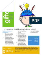 gifted students handout