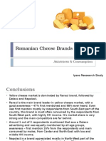 Romanian Cheese Brands Analysis