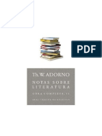 ADORNO Theodor Intento de Entender Fin de Partida PDF