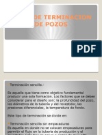 Tipos de Terminacion de Pozos