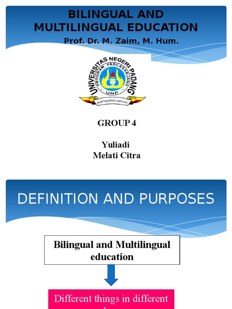 Bilingual and Multilingual Education Overview | PDF | First Language ...
