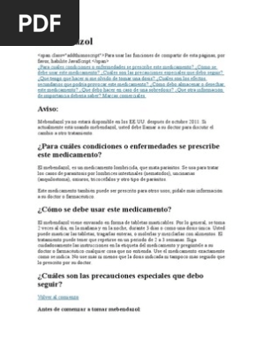 Ordenar Mebendazol En Línea Ordenar mebendazol en línea