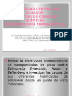 Actividad Antibacterial de Las Nanoparticulas de Plata