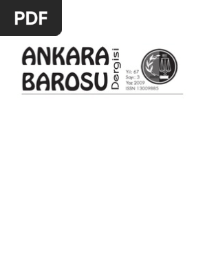 abd yaz ankara baro dergisi aralik 2009