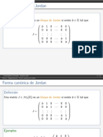 Forma Canonica de Jordan