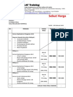 Sebut Harga Kursus Kepimpinan Pengawas SK Rokan