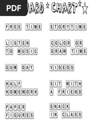 Reward Chart