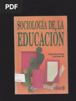 Regina Jimenez Ottalengo Sociologia de La Educacion