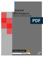 Shared Workspace: Beginners Training Guide