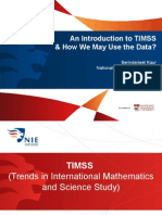 An Introduction To TIMSS & How We May Use The Data?