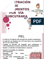 Administracion de Medicamentos Via Subcutanea