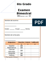 6to Grado - Bloque 2 (2014-2015)