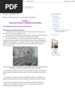 Innovación técnica y desarrollo sostenible