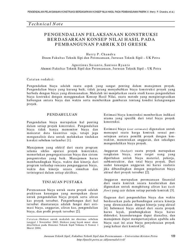 Contoh Technical Note