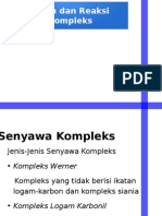 Reaksi Dan Pembuatan Senyawa Kompleks