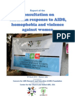 Christian Response To AIDS, Homophobia and Violence Against Women