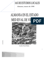 Almansa en El Estado Medieval de Villena. Jornadas de Estudios Locales. Almansa 1998. Aurelio Pretel Marín