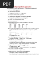 Link Aggrgation Detiles