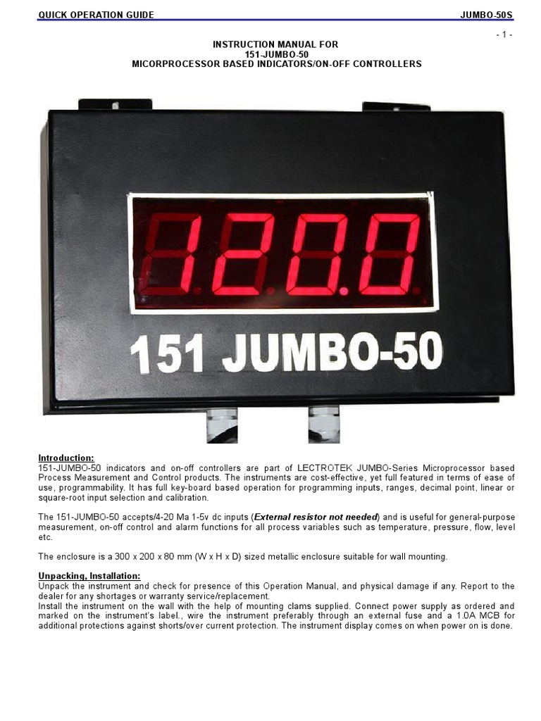 A Comprehensive Guide to Microprocessor Based Process Indicators and On ...