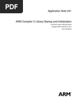 DAI0241B Startup Code For Arm Compiler