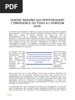 Download Pourquoi le Togo nmergera pas en 2030 by Togo Vi SN256632094 doc pdf