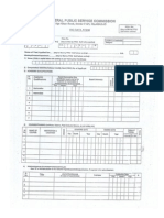 FPSC Bio DATA FORM