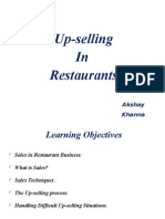 Up-Selling in Restaurant