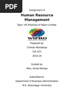 HRM Policy in Wipro