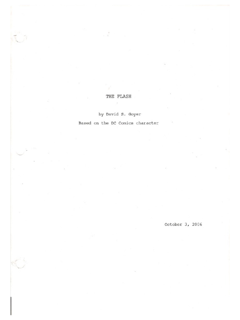 The Flash | PDF
