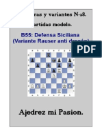 28-B55 - Defensa Siciliana (Variante Rauser Anti Dragón)