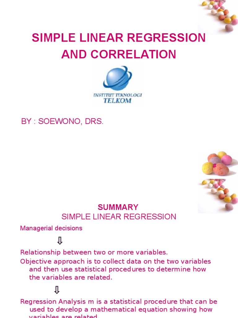 (Revised) Simple Linear Regression and Correlation | PDF | Regression ...