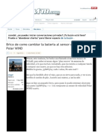 Brico de Como Cambiar La Bateria Al Sensor de Velocidad Polar WIND - ForoMTB