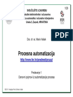 Procesna Automatizacija Predavanja FER
