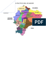 Mapa Político Del Ecuador