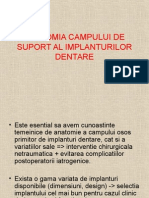 Anatomia Campului de Suport Al Implanturilor Dentare