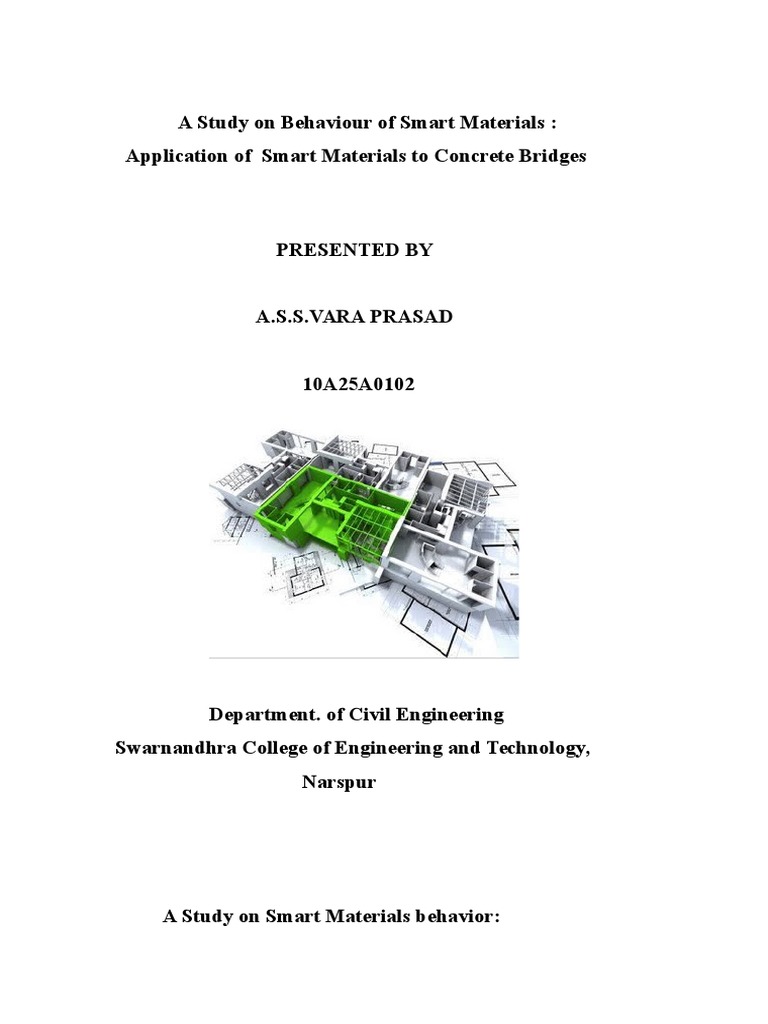 Smart Materials for Concrete Bridges | PDF | Shape Memory Alloy ...