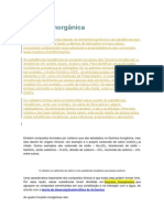 Química Inorgânica e Química Orgânica