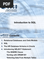 Introduction To SQL - Presentation