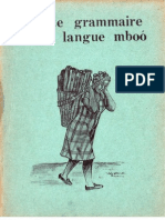 R. Hedinger. Petite Grammaire de La Langue Mboo