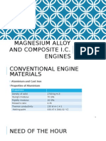 Magnesium Alloy and Composite Engine Blocks